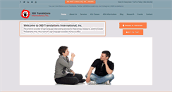 Desktop Screenshot of 360translations.com